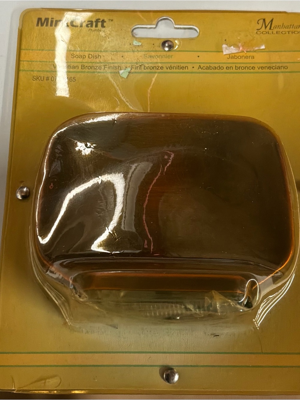MintCraft Venetian Bronze Soap Dish - Bronze Finish